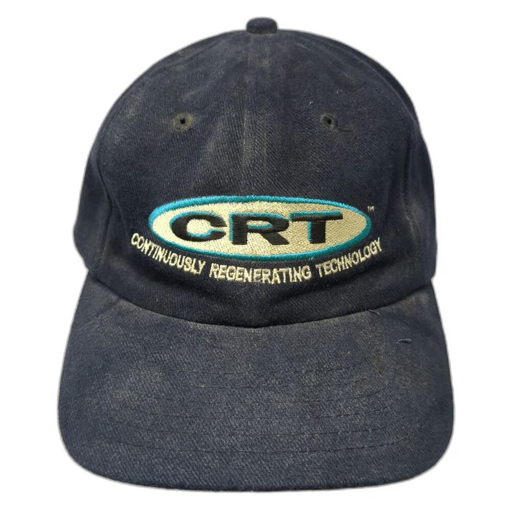 Bullet Line Baseball Cap Blue One Size Johnson Matthey JM CRT Logo Slideback Hat
